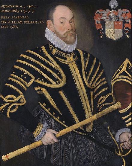 Hieronimo Custodis Field Marshal Sir William Pelham, Lord Justice of Ireland oil painting picture